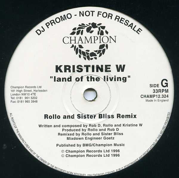 Land Of The Living Kristine W