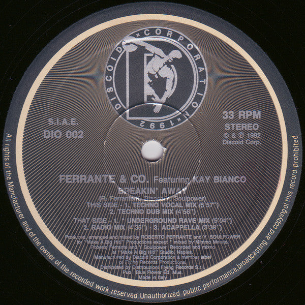 Breakin' Away Ferrante & Co.,Kay Bianco