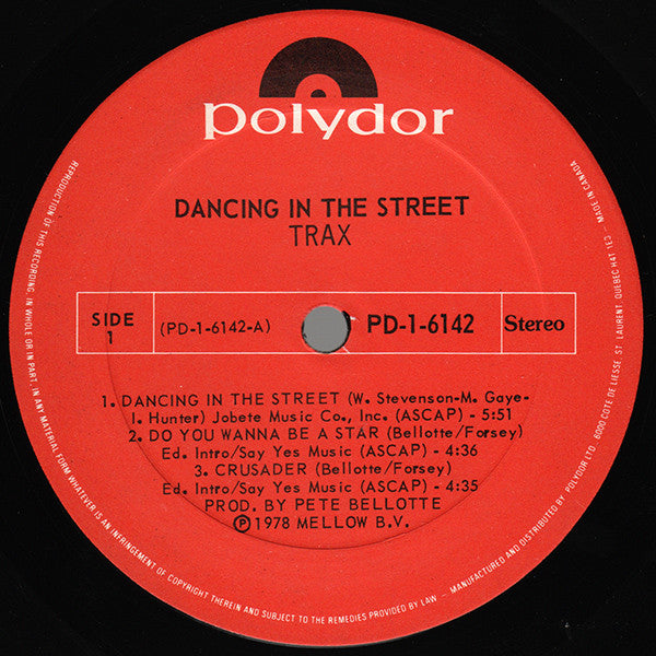 Dancing In The Street Trax