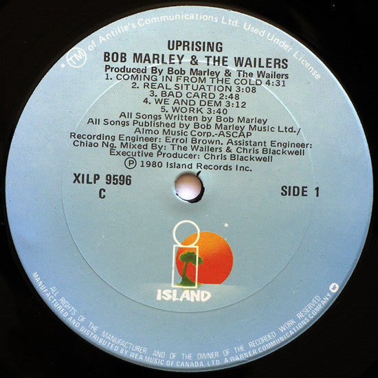 Uprising Bob Marley & The Wailers