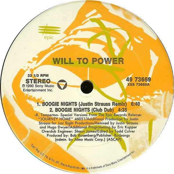 Boogie Nights Will To Power