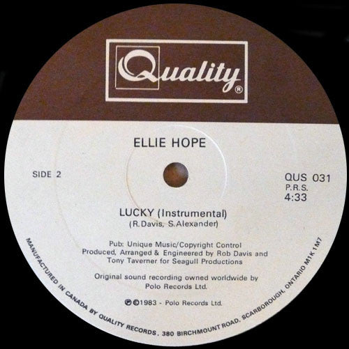 Lucky Ellie Hope