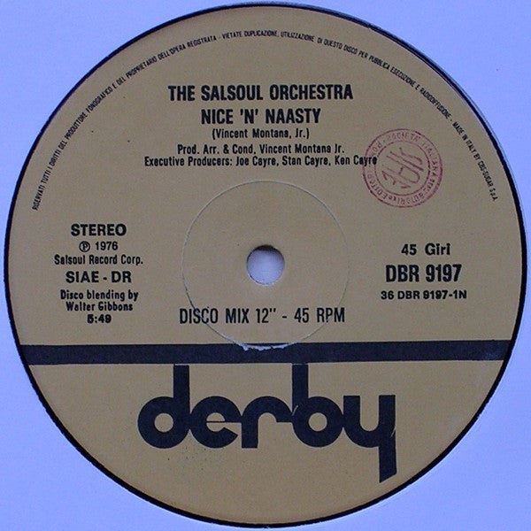 Nice 'N' Naasty / Salsoul 3001 The Salsoul Orchestra
