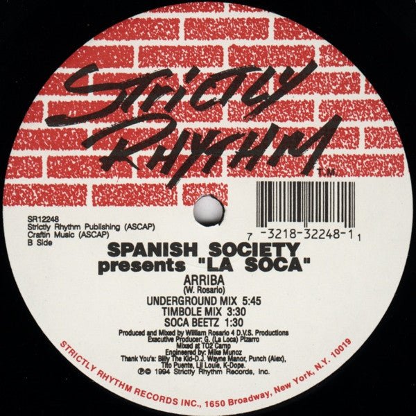 Arriba The Spanish Society,"La Soca"