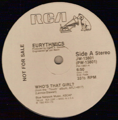 Who's That Girl? Eurythmics