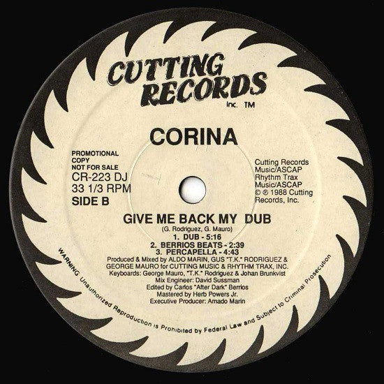 Give Me Back My Heart Corina