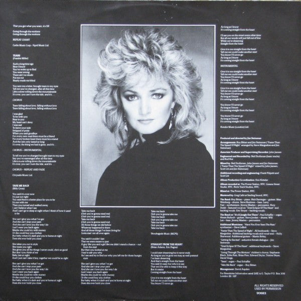Faster Than The Speed Of Night Bonnie Tyler