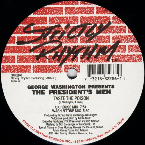 Taste The Poison George Washington (2),The President's Men