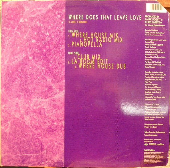 Where Does That Leave Love | Rectangle Triangle