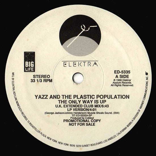 The Only Way Is Up Yazz,The Plastic Population