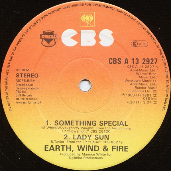 Fall In Love With Me (Extended Version) Earth, Wind & Fire