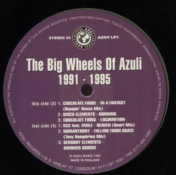 The Big Wheels Of Azuli (1991-1995) Various