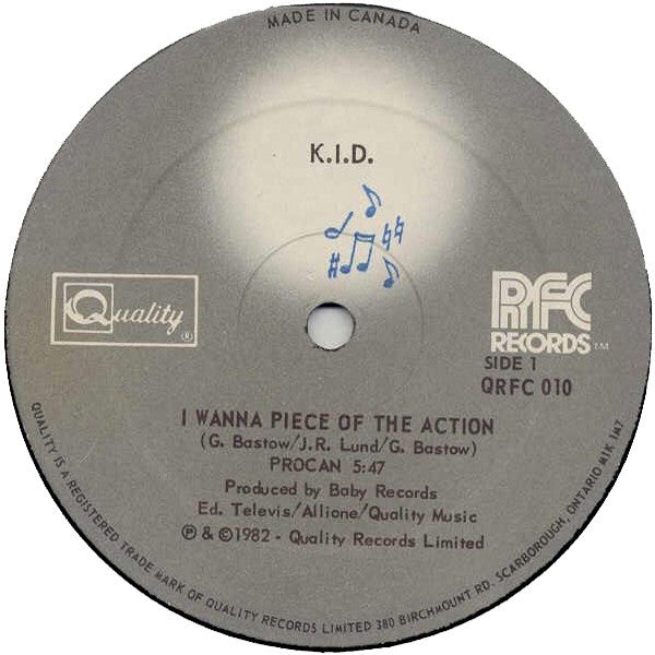 I Wanna Piece Of The Action K.I.D.