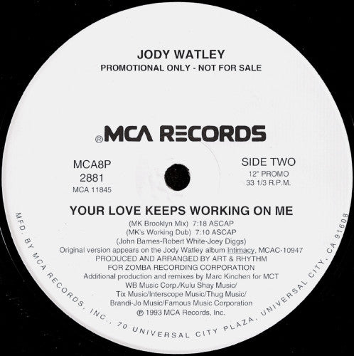 Your Love Keeps Working On Me Jody Watley