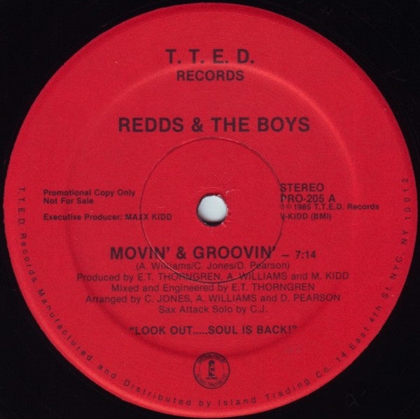 Movin' & Groovin' 2 Redds And The Boys