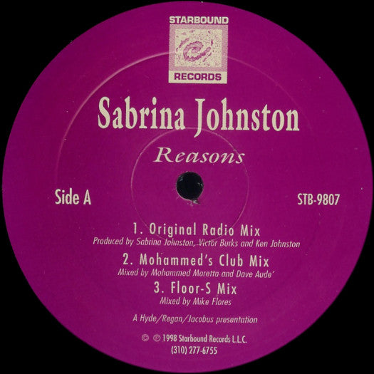 Reasons Sabrina Johnston