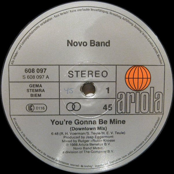 You're Gonna Be Mine Novo Band