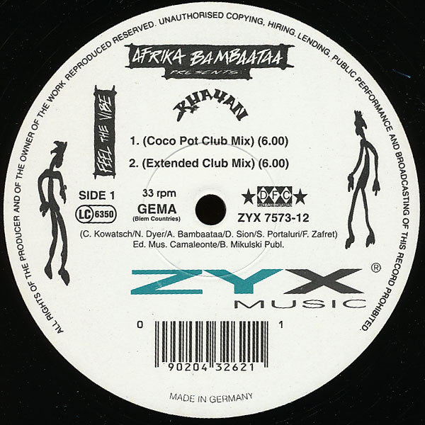Feel The Vibe Afrika Bambaataa,Khayan