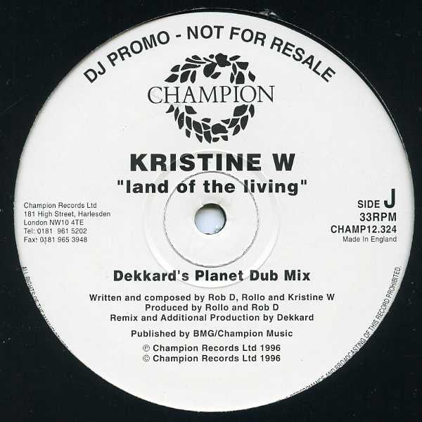 Land Of The Living Kristine W