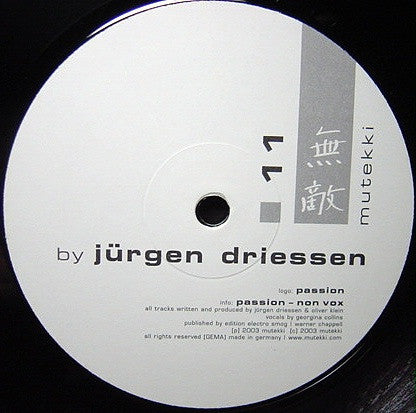 Passion 3 Jürgen Driessen