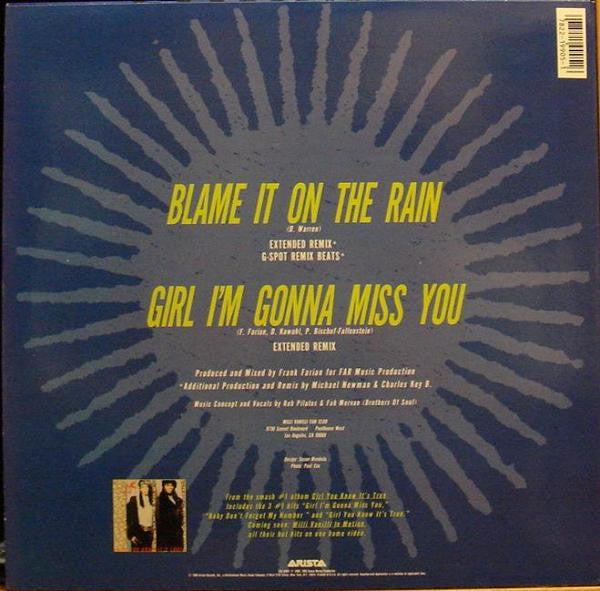 Blame It On The Rain Milli Vanilli