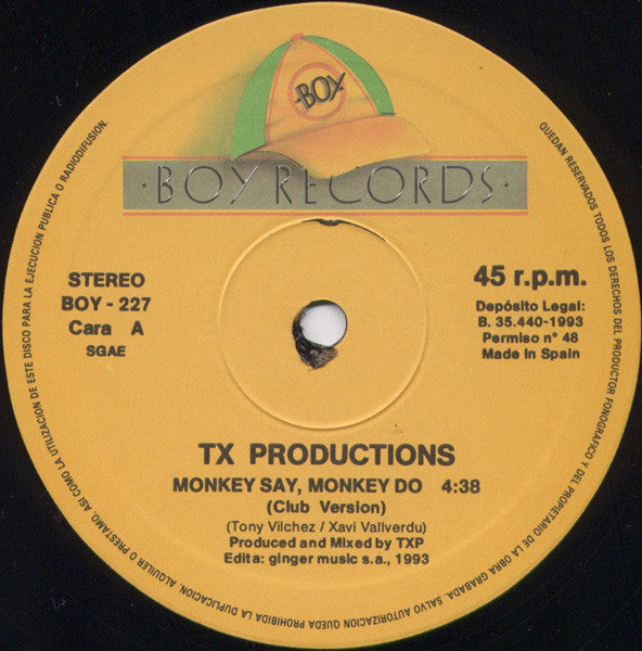 Monkey Say, Monkey Do TX Productions