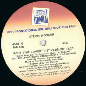 Part-Time Lover Stevie Wonder