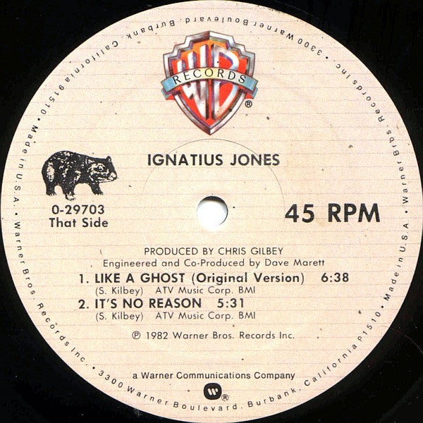 Like A Ghost Ignatius Jones