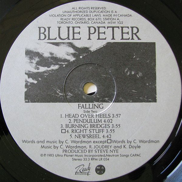 Falling Blue Peter