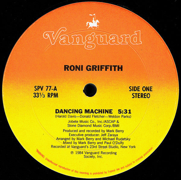 Dancing Machine Roni Griffith