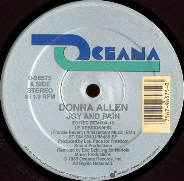 Joy And Pain Donna Allen