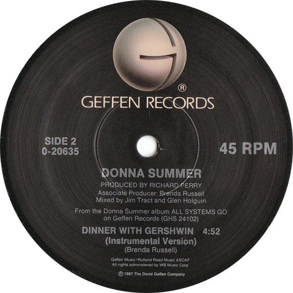 Dinner With Gershwin Donna Summer