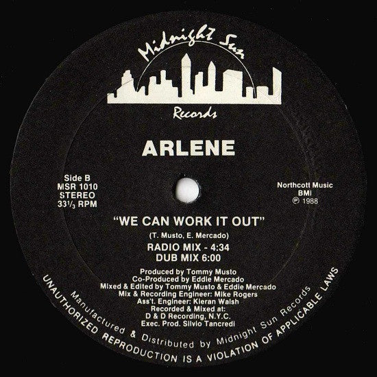 We Can Work It Out Arlene