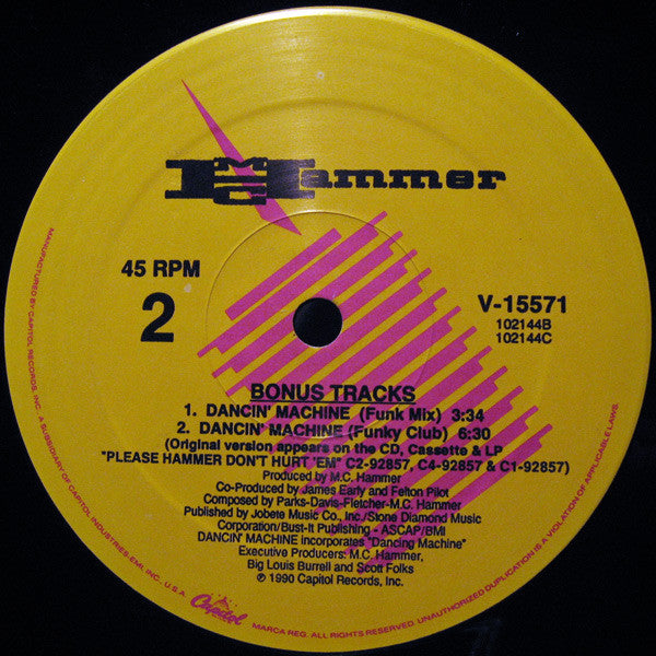 U Can't Touch This MC Hammer