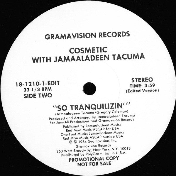 So Tranquilizin' Cosmetic,Jamaaladeen Tacuma