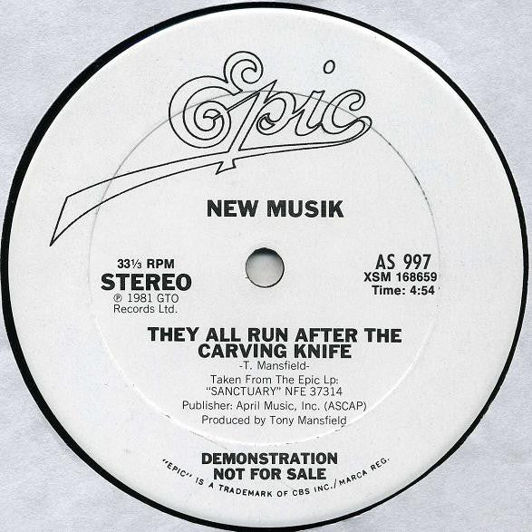 While You Wait / They All Run After The Carving Knife New Musik