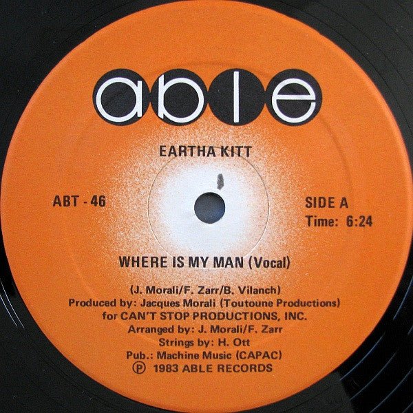 Where Is My Man Eartha Kitt