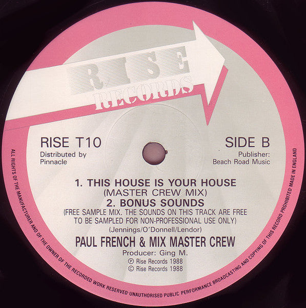 This House Is Your House Paul French (2),Mix Master Crew