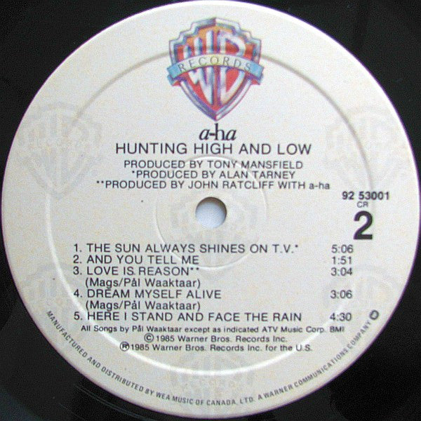Hunting High And Low 2 a-ha