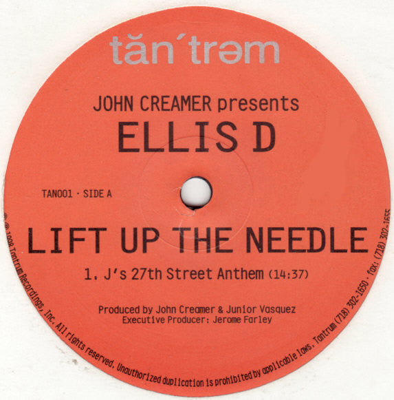 Lift Up The Needle John Creamer,Ellis-D
