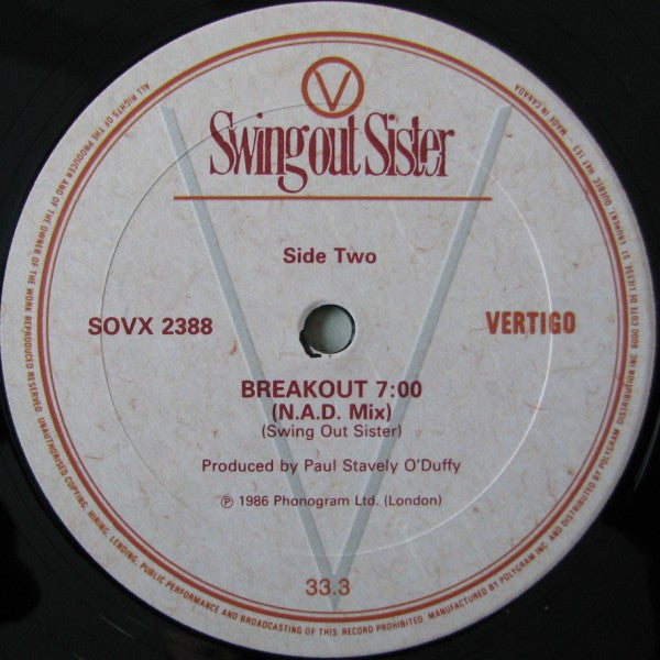 Breakout Swing Out Sister