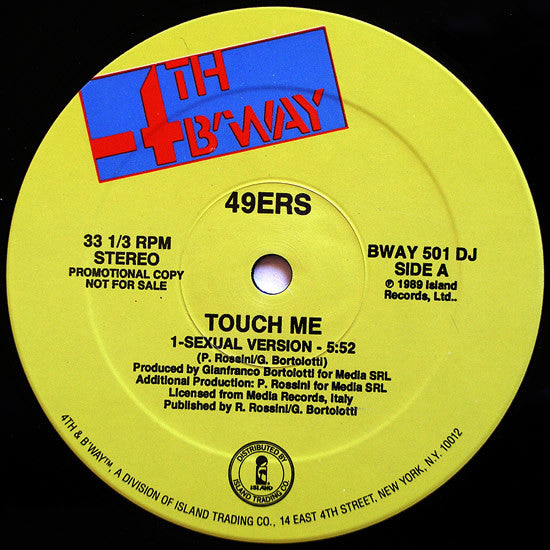 Touch Me (Sexual Version) 49ers