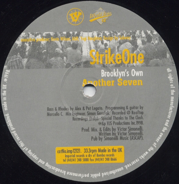Imperial Records World Series 12" Game No. 1 Various