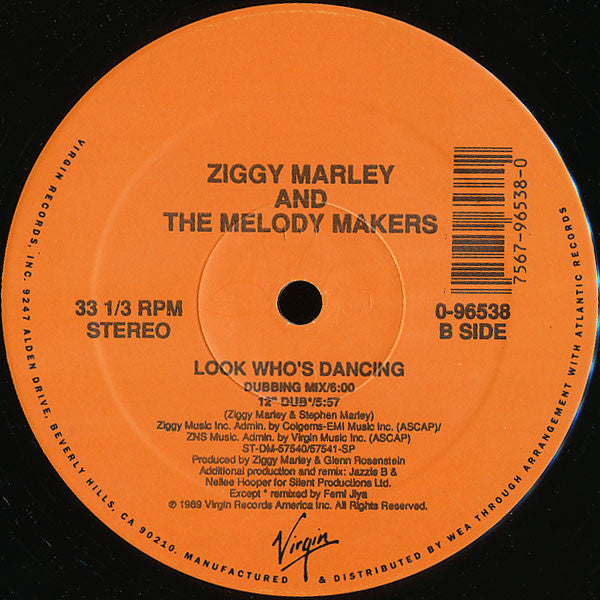 Look Who's Dancing Ziggy Marley And The Melody Makers