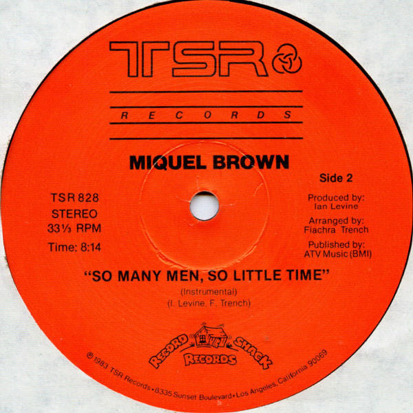 So Many Men - So Little Time Miquel Brown