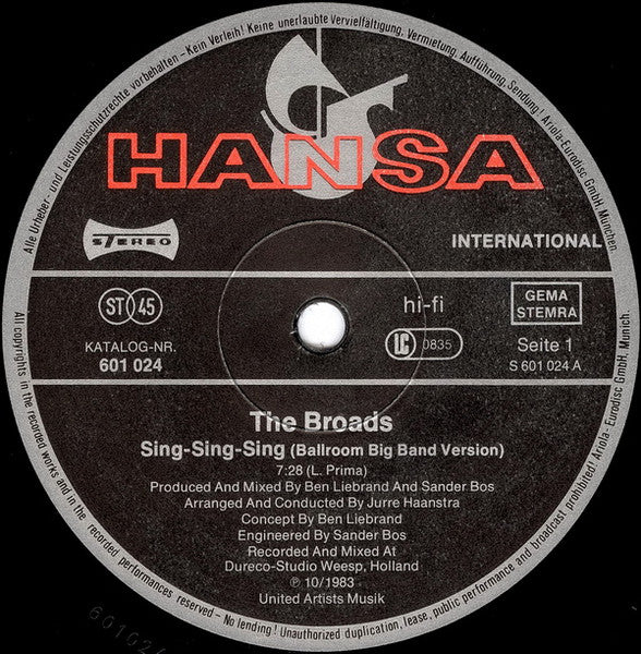 Sing - Sing - Sing The Broads