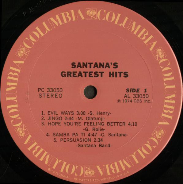 Santana's Greatest Hits Santana