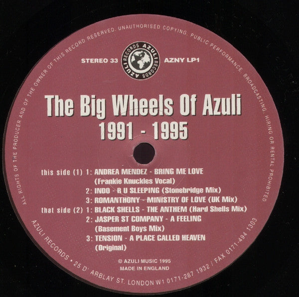 The Big Wheels Of Azuli (1991-1995) Various