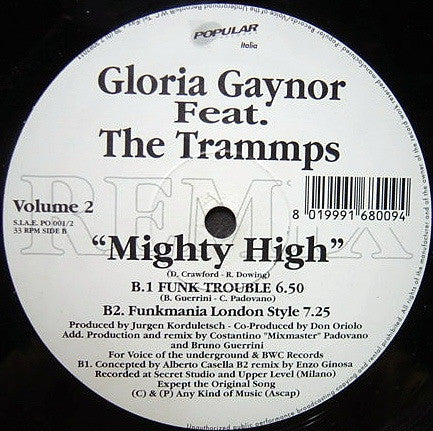 Mighty High (Volume 2) Gloria Gaynor,The Trammps