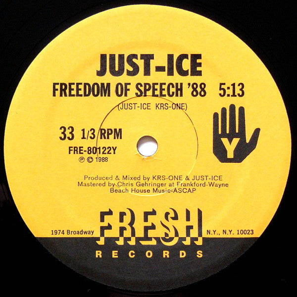 Na Touch Da Just / Freedom Of Speech '88 Just-Ice